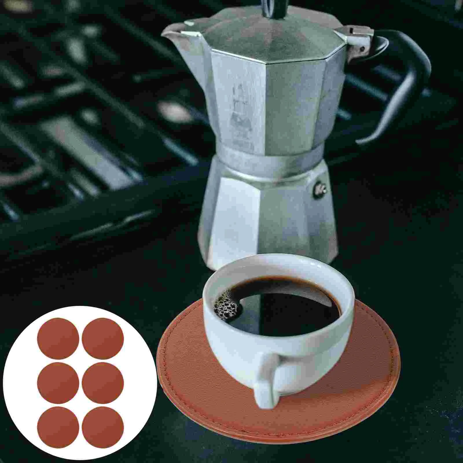 

Drink Mats Coasters Cup Mat Round Tea Cushion Cobweb Coffee Geometric Pad Pads Cute Table Mug Hot Home Washable Pot