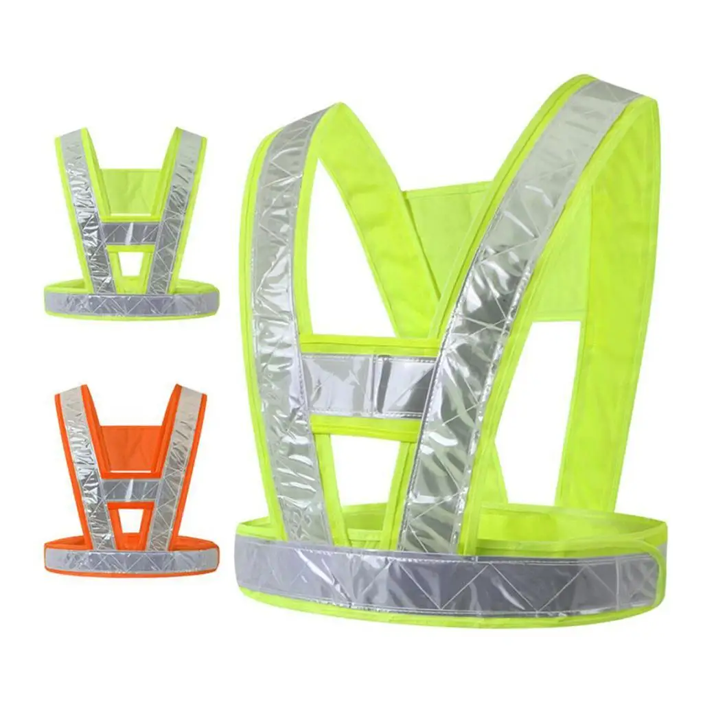 

Светоотражающий жилет 2/3/5, защитный жилет высокой видимости для строительства, защитная одежда, Светоотражающая полоса флуоресцентного желтого и серого цвета