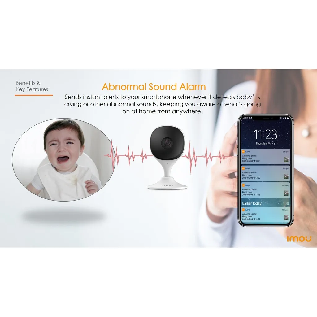 Goede 1080p babyfoon geen wifi