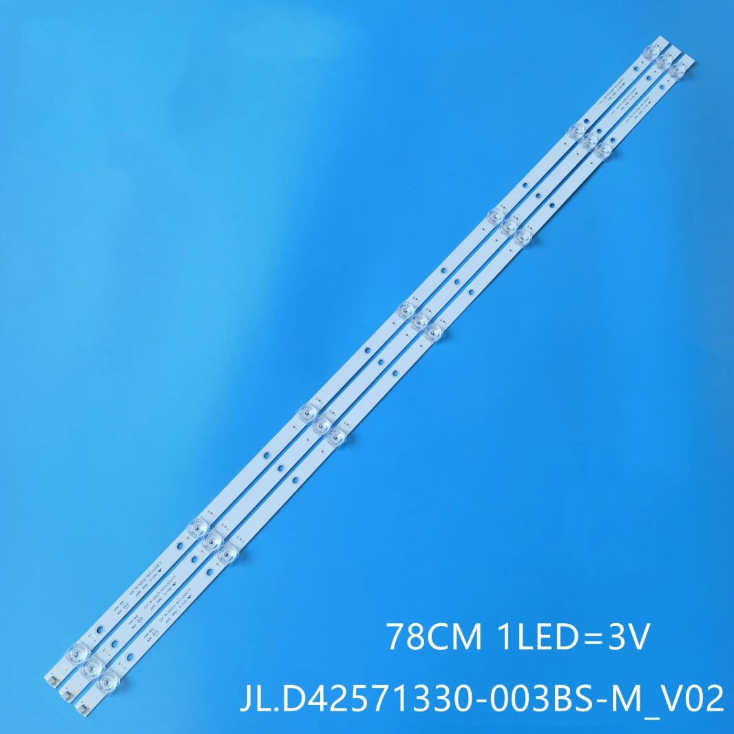 

LED Backlight strip For 43A6101EE H43BE7000 H43B7100 H43B7100UK HL 43J802 SVH425A05 JL.D42571330-003FS-M-V01