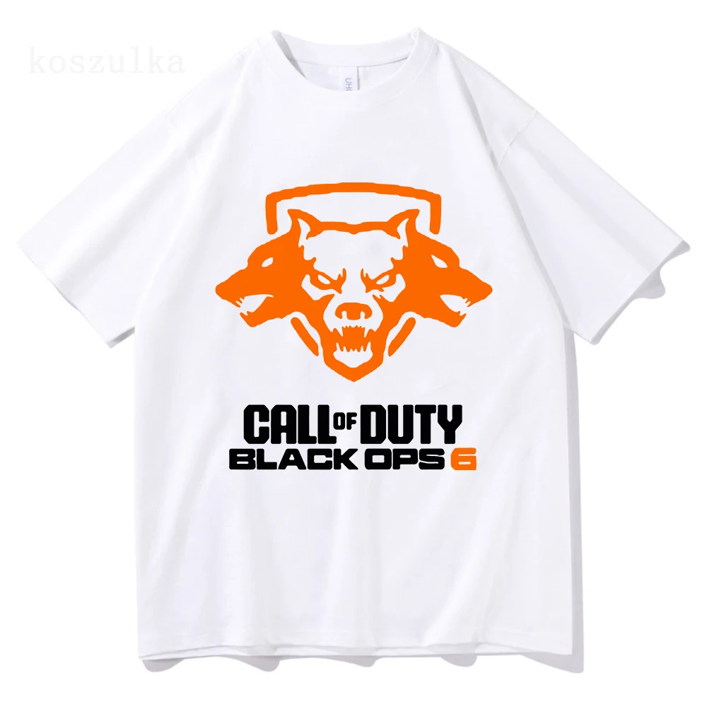 Футболки Call of Duty Black Ops 6 2024 забавная мужская одежда хлопковая летняя футболка