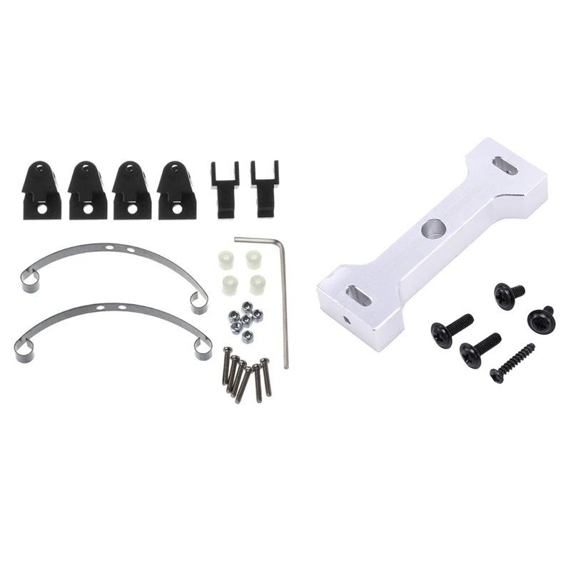 

Metal Beam Center Fixed Accessories Cooler Suit Mount Seat Parts With Steel Leaf Spring Suspension Set For WPL