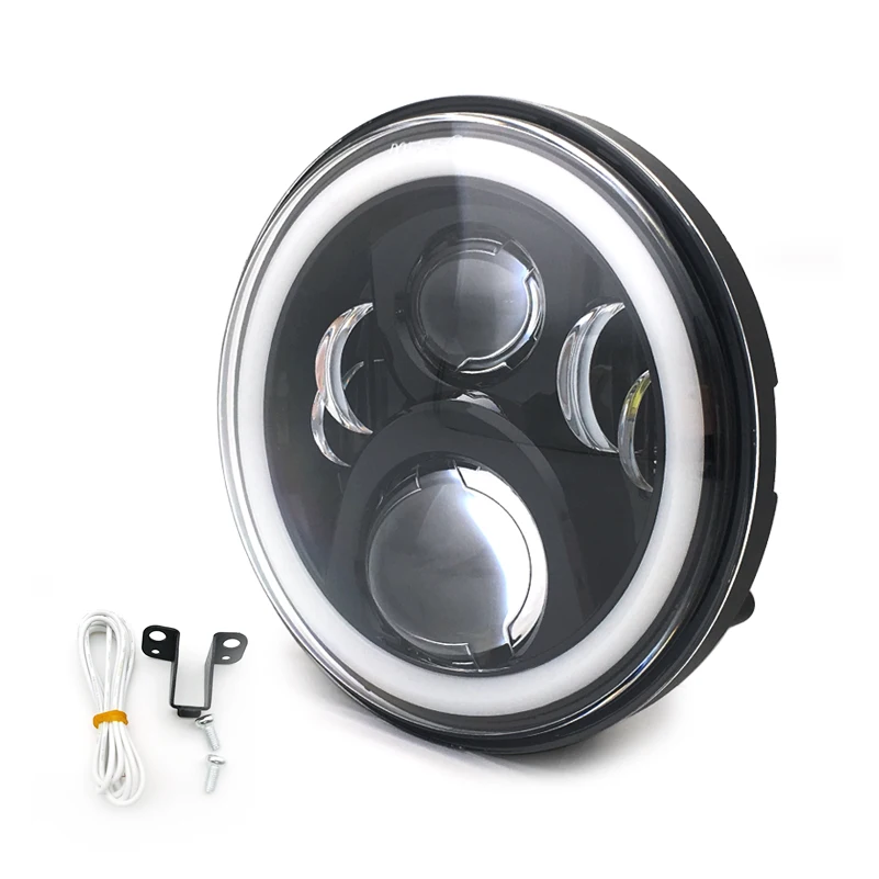 

Новейшие 7-дюймовые светодиодные галогенные фары, 7-дюймовые мотоциклетные фары для Honda CB 400 500 1300 Hornet 250 VTR 250.