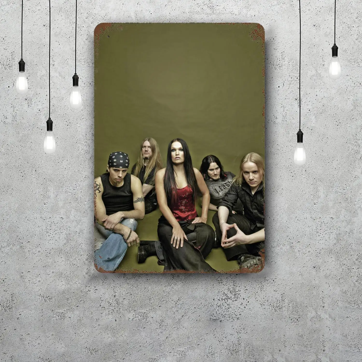 Фото Металлические вывески Nightwish, настенный декор, винтажные жестяные вывески, металлический плакат капитана, декор для бара, паба, клуба, украшение стены №5