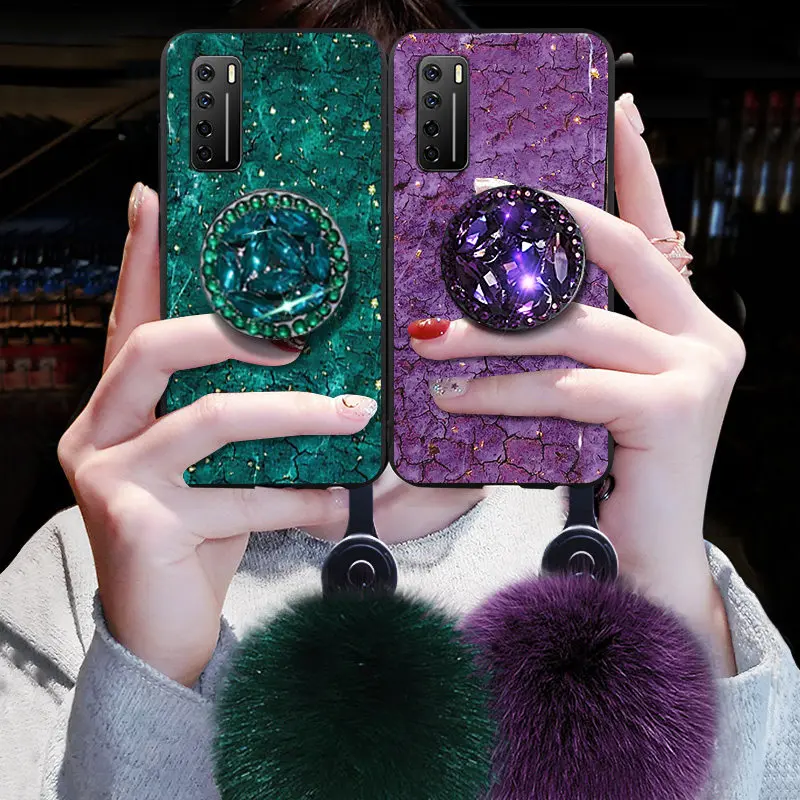 For Huawei Y9S Case Luxury Glitter For Huawei Y7A Y9Prime Y7 Y9 2019 Y6P Y7P Y7A P Smart2021 P30Lite P20 Foil Glitter Back Cover