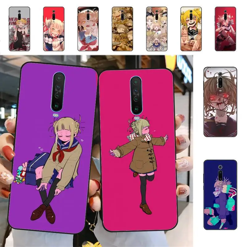 

YNDFCNB Anime Himiko Toga Waifu Phone Case for Redmi 5 6 7 8 9 A 5plus K20 4X 6 cover