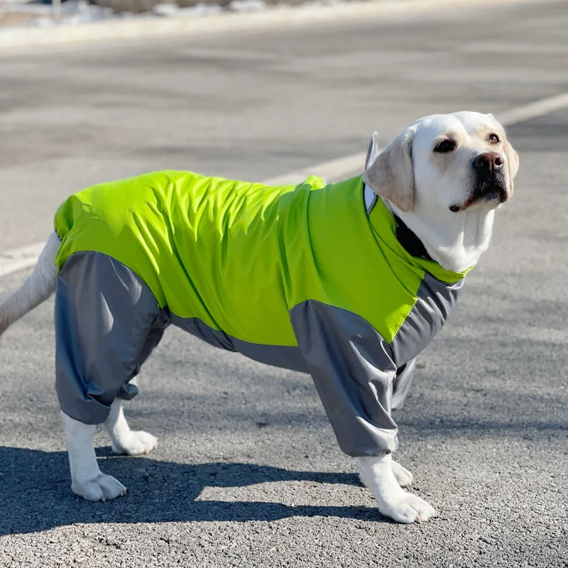 

Big Dog Raincoat Waterproof Clothing for Large Dog Jumpsuit Corgi Samoyed Husky Labrador Golden Retriever Dog Clothes Costumes