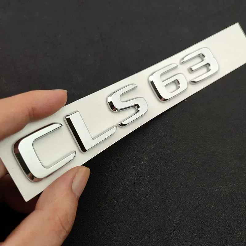 Наклейка на багажник автомобиля 3D ABS глянцевый черный хром CLS53 CLS63 для Mercedes CLS 53 63 AMG