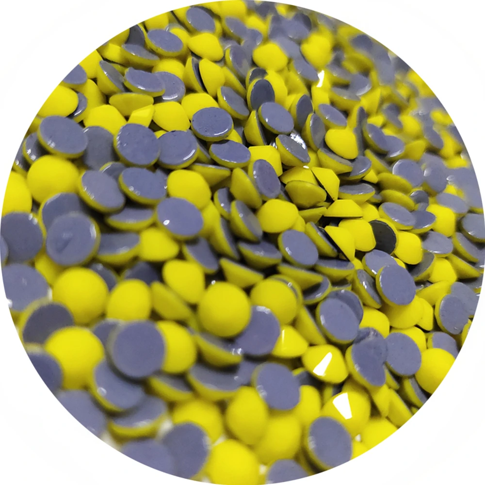 

Quality Porcelain Citrine HotFix Rhinestones ss6 ss10 ss16 ss20 ss30 Iron On Flatback Hot Fix Rhinestones For Luxury Dress