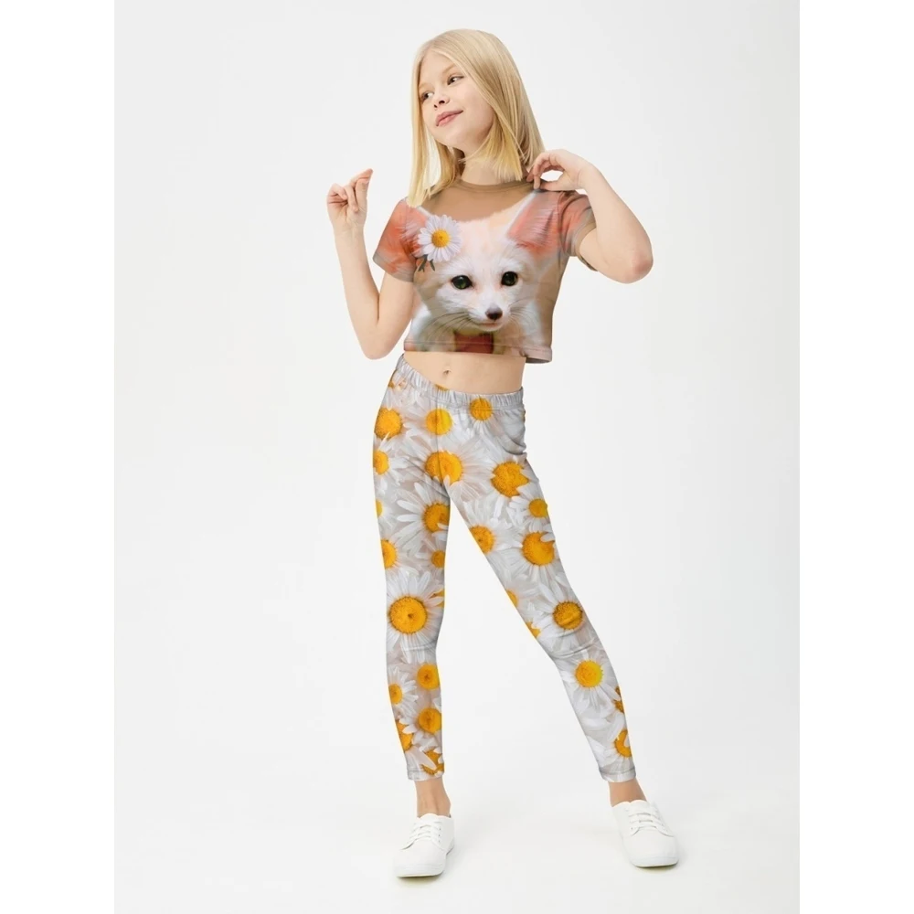 Спортивный костюм для девочки FortyFour GSS027 бежевый хлопок 100% |