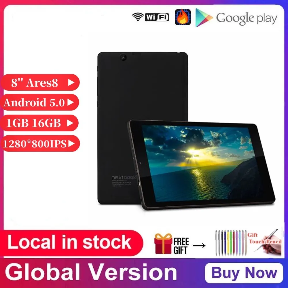 

Google Player 8'' Android 5.0 Ares8 Nextbook HDMI-compatible 1280*800IPS Intel Atom CPU Z3735G Quad-Core 1GB+16GB Tablets PC