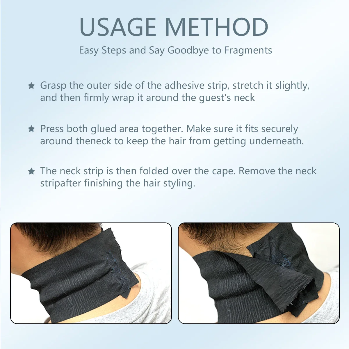 Одноразовая повязка на голову стилиста для окрашивания и укладки волос рулон