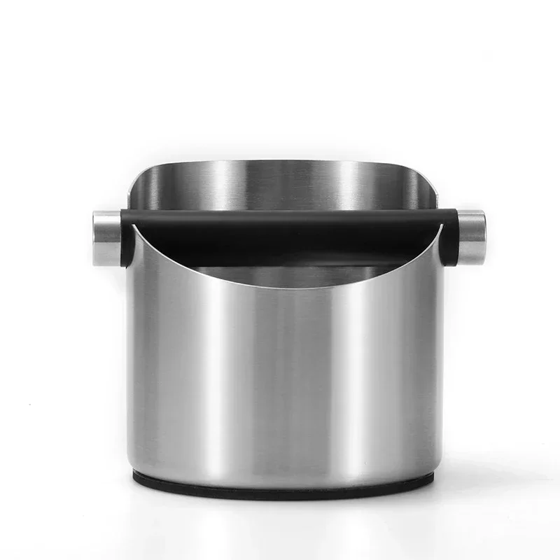 

Коробка для кофейной гущи из нержавеющей стали, барный стол, эспрессо-машина, коробочка для узлов гущи, Круглый Мини-коробочка для чая, инструменты для бариста