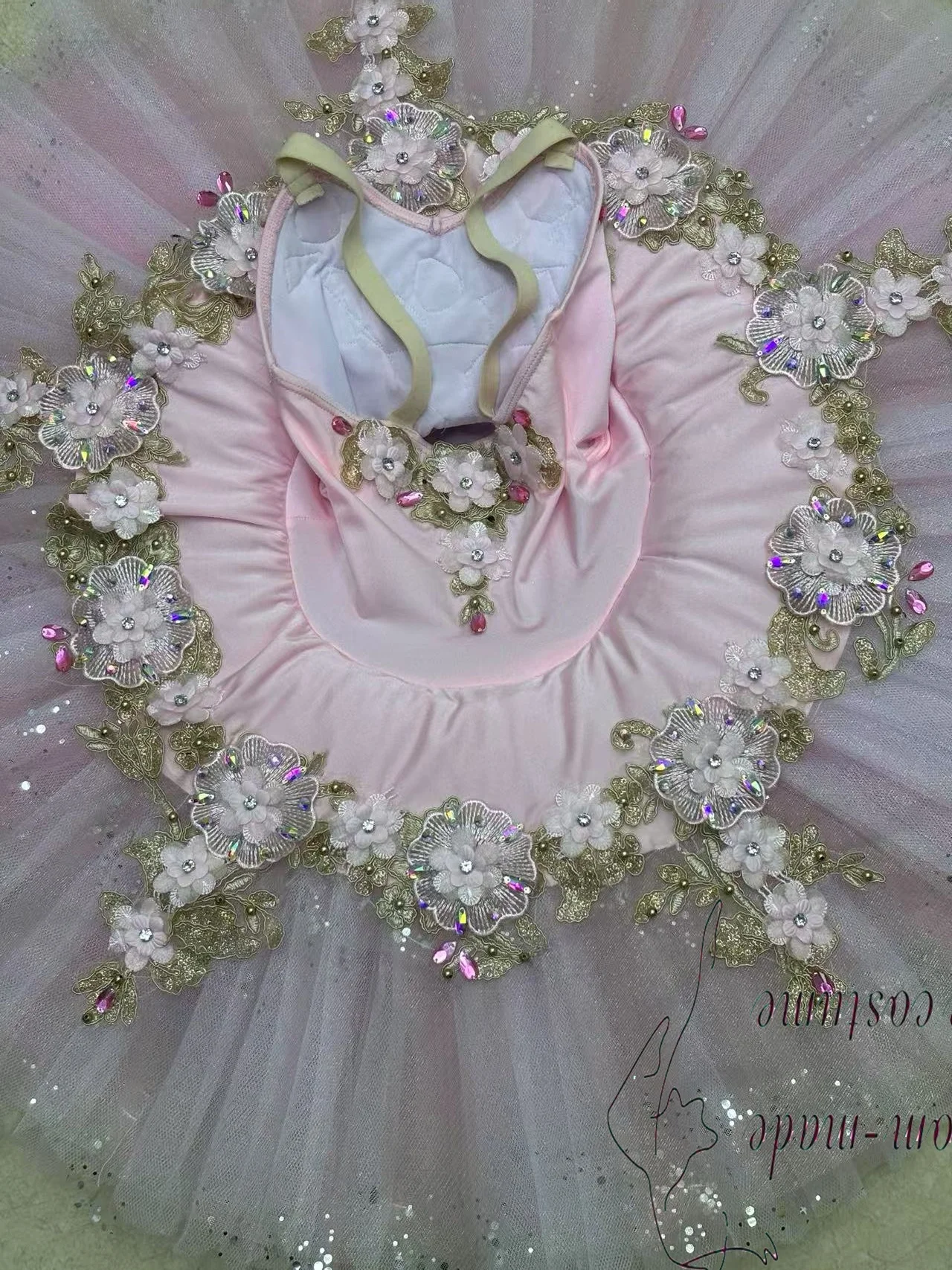 Фото Балетная юбка Mizusawa Fairy, детская юбка-пачка для соревнований по индивидуальному заказу, профессиональная пышная юбка, балетная юбка для взрослых Dre №3