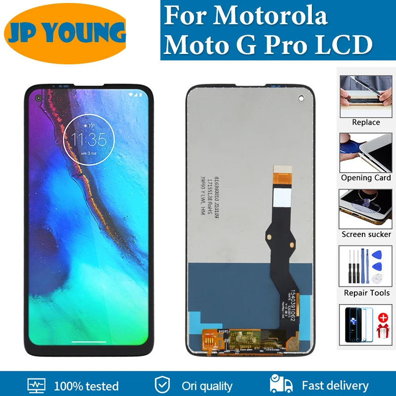 Оригинальный ЖК-дисплей 6,4 дюйма для Motorola Moto G Pro, ЖК-дисплей, сенсорный экран, дигитайзер в сборе, замена для MOTO G Pro, XT2043-7 LCD