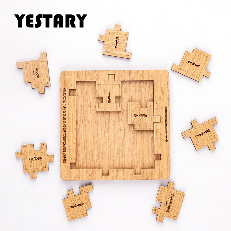 

Цифровая деревянная головоломка YESTARY, игрушка-головоломка для развития мозга, настольная игрушка, настольные игры с высокой степенью сложности, невозможная головоломка, игрушка для взрослых, подарок