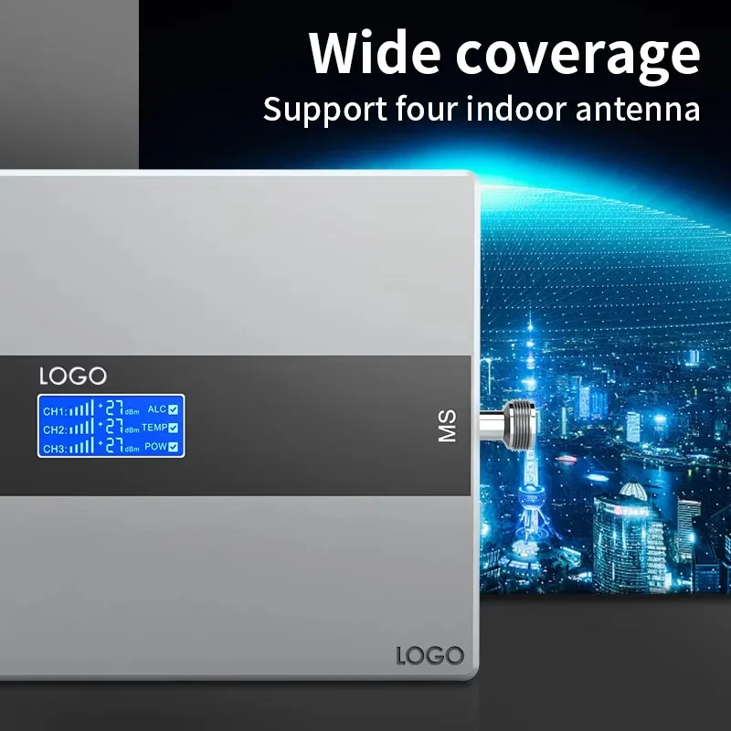 Фото Новый трехдиапазонный 900/1800/2100 МГц 2g 3g 4g усилитель дальнего действия повторитель мобильного сигнала усилитель сигнала телефона для домашнего офиса №2