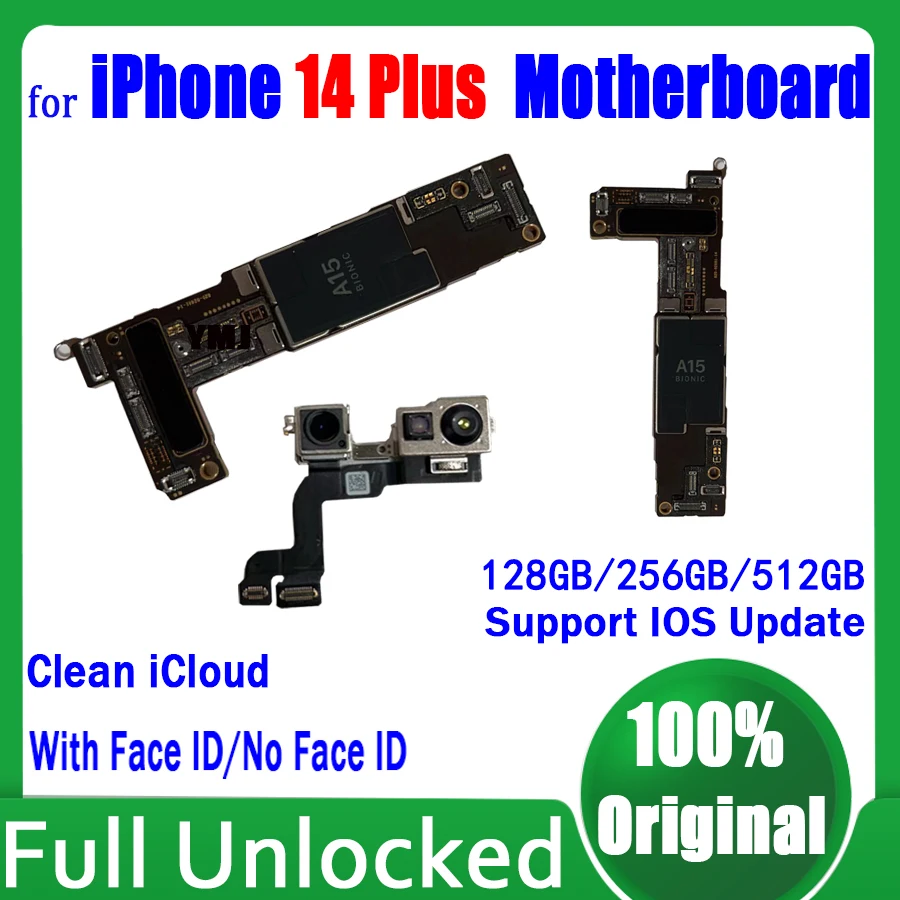 

100% оригинальная разблокированная материнская плата для IPhone 14 Plus чистая iCloud для IPhone 14 Plus материнская плата с поддержкой IOS обновление полных чипов