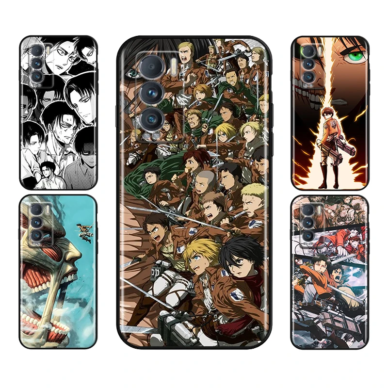 

Cool Attack On Titan For Realme 9 9i 8 8i GT GT2 Neo Neo2 Master Pro C21 C20 C11 C20A C21Y Pro Phone Case Coque