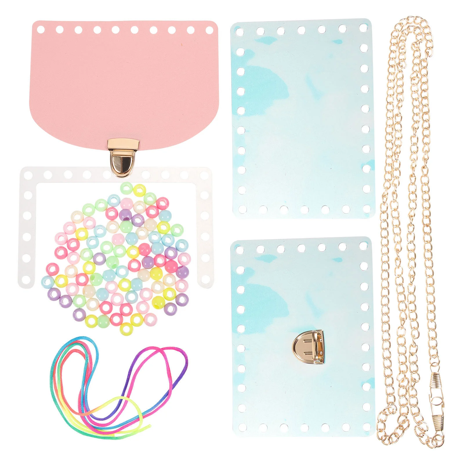 Mini Accessories Crafts Handbag Making All Beginner Handmade Beads DIY For Gift Material Metal Crossbody Kit Shoulder Accessory