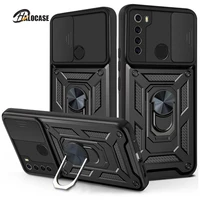 for xiaomi redmi note 8 8pro 9s 9 10 5g armored vehicle magnetic bracket ring shockproof phone case redmi 9c 9a protective cover