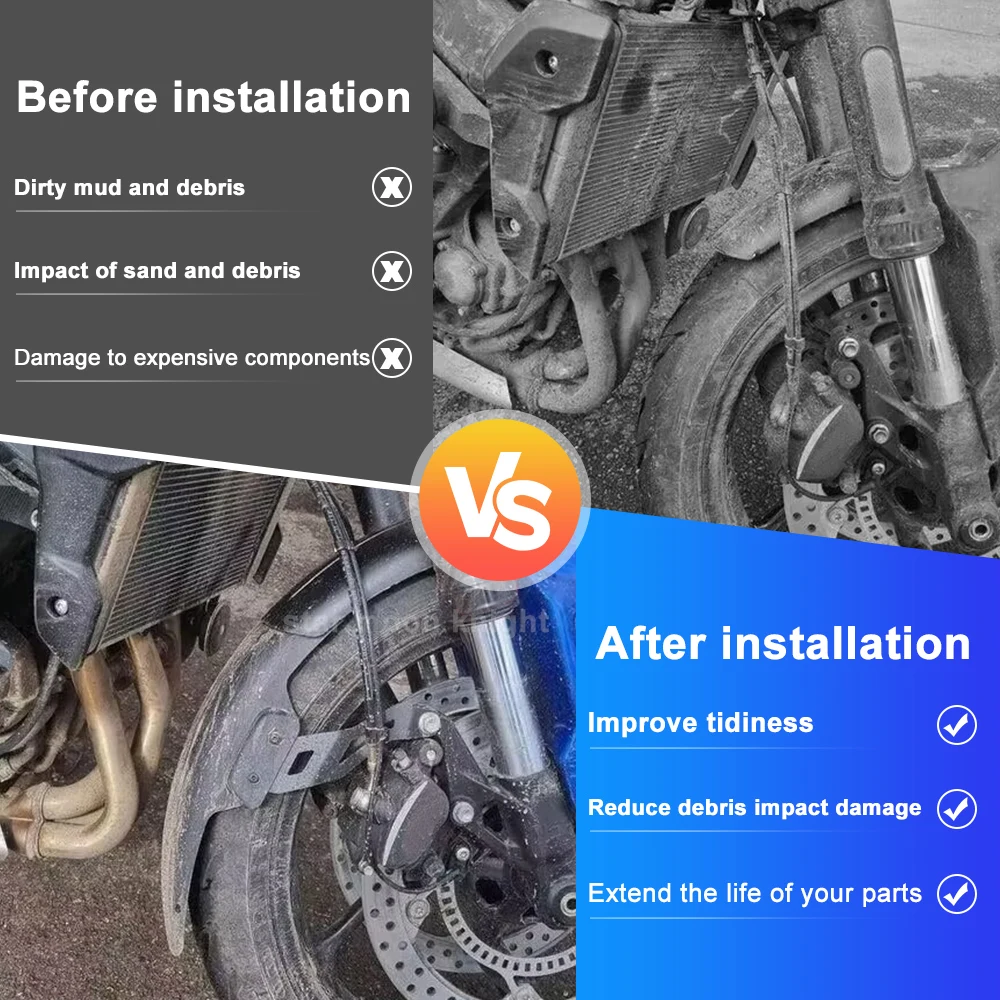 Переднее крыло мотоцикла брызговик удлинитель защита от брызг крышка для Moto Guzzi