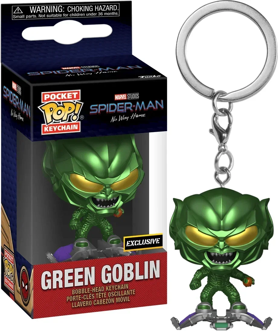 Фото FUNKO POP Человек-Паук the Spot Spider-GWEN GREEN GOBLIN ZOMBIE HUNTER SPIDEY Питер Паркер Mysterio Брелок Виниловая фигурка игрушки №5