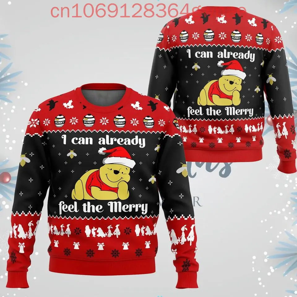 Дисней Винни Пух Уродливый свитер рождественский Рождественские подарки Аниме