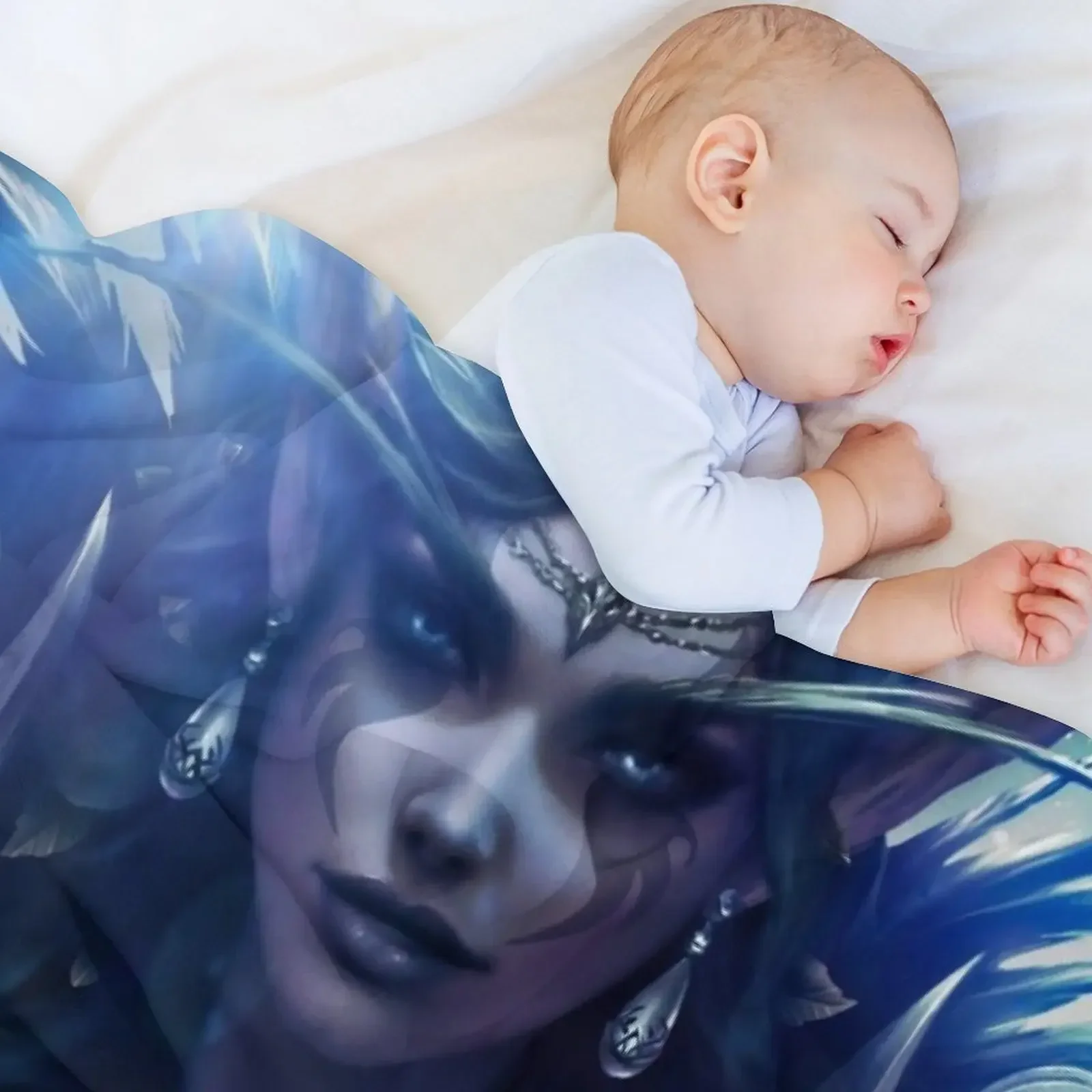 Ночью Elf плед одеяло туристические одеяла для кровати декоративные диваны