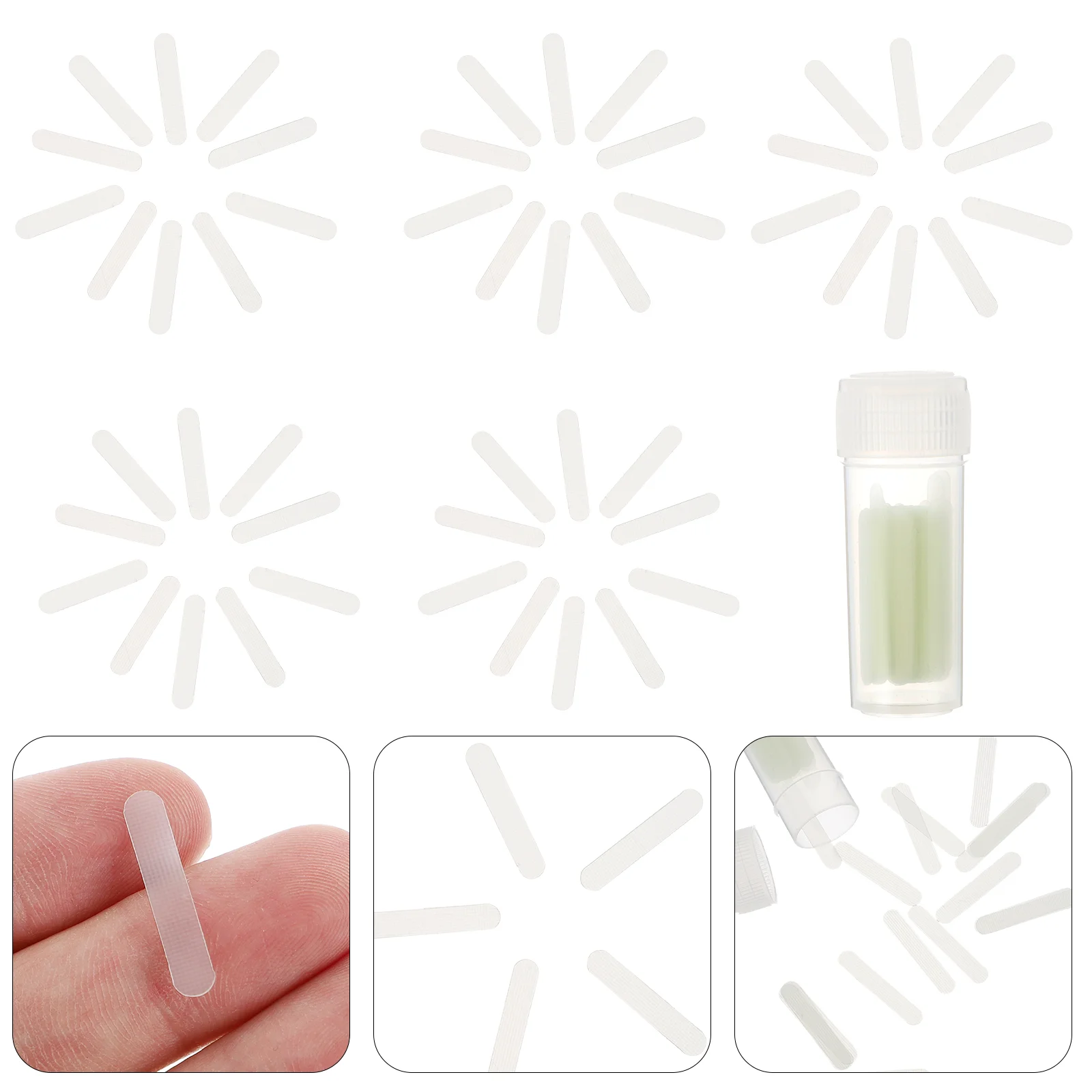 

50 Pcs Holder Toenail Straightening Sticker Stickers Tools Pad Synthetic Fiber Resin Corrector Strip