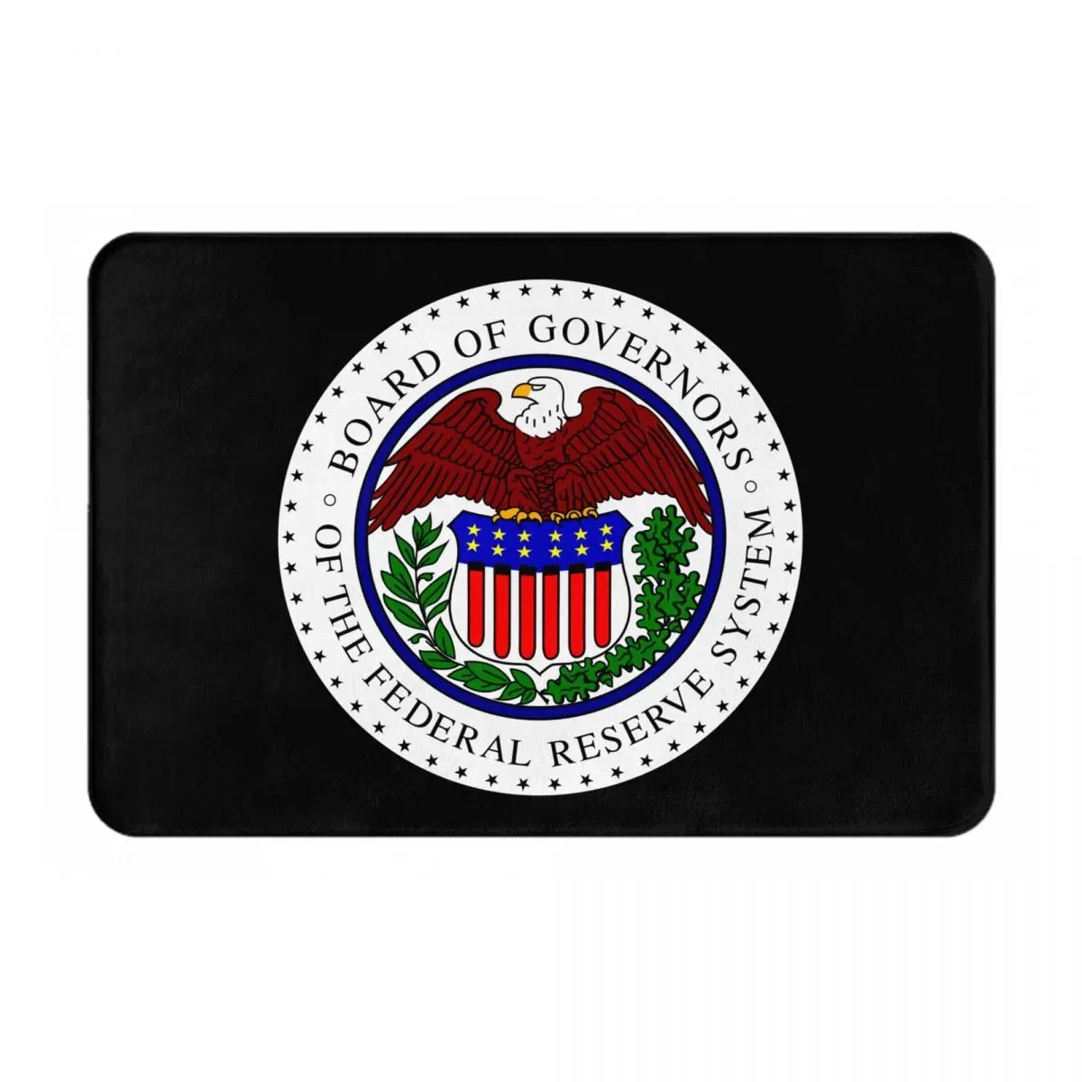 

The Federal Reserve System Printed Doormat Floor Mat Home Creative Mat Super Soft Absorbent Bathroom Door Mat Door Entrance Mat