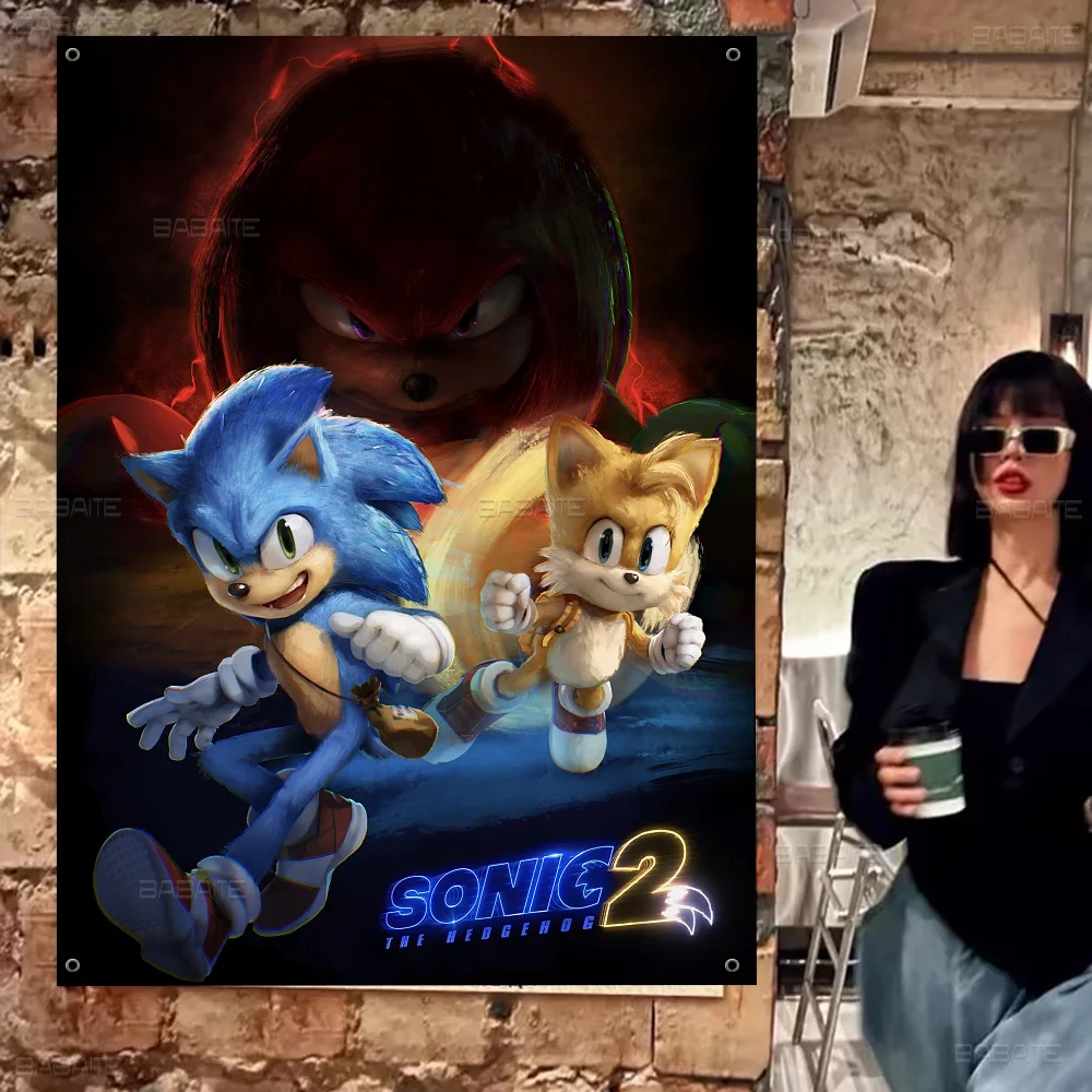 Supersonic-S-Sonic-Game Advanced Printing Коммерческий рекламный флаг баннер для вечеринок