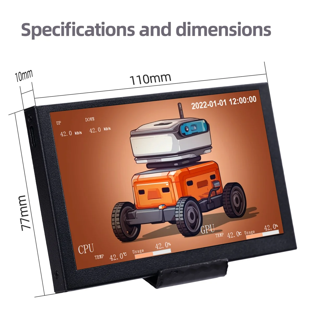 5-дюймовый ЖК-монитор плата управления драйвером AIDA64 дополнительный экран IPS для