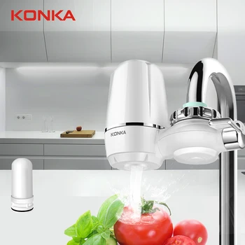 KONKA Tap Water Purifier Filter Washable Replacement Kitchen Faucet Long Lasting Ceramic Filtro Nine-Stage Clean 3