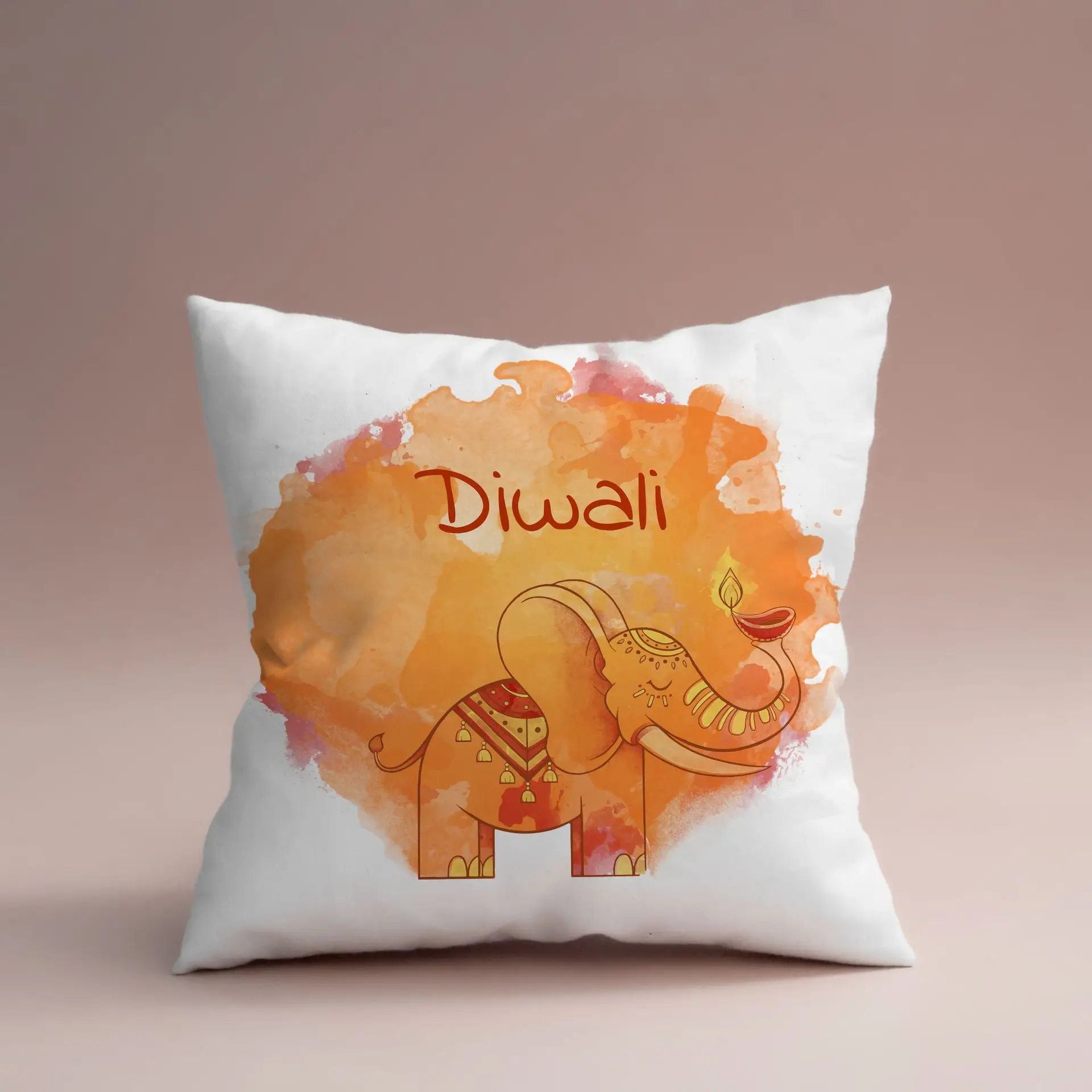 Мандала Diwali наволочка из полиэстера 45x45 см