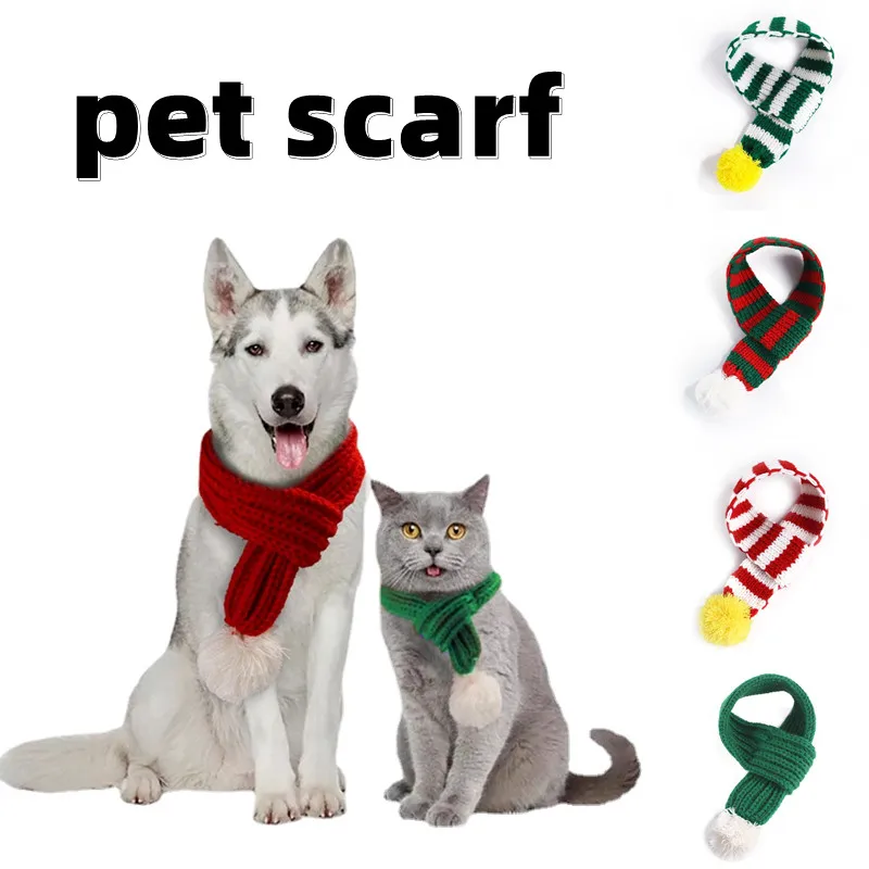 

pet scarf cat dog Christmas hat Cat Headbands Deer Santa Claus Bib saliva towel headgear new year cape christmas Pet clothes