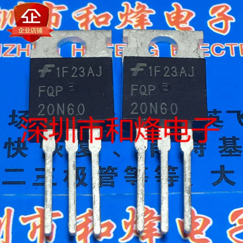 

5PCS-10PCS FQP20N60 TO-220 600V 20A On Stock New And Origjnal