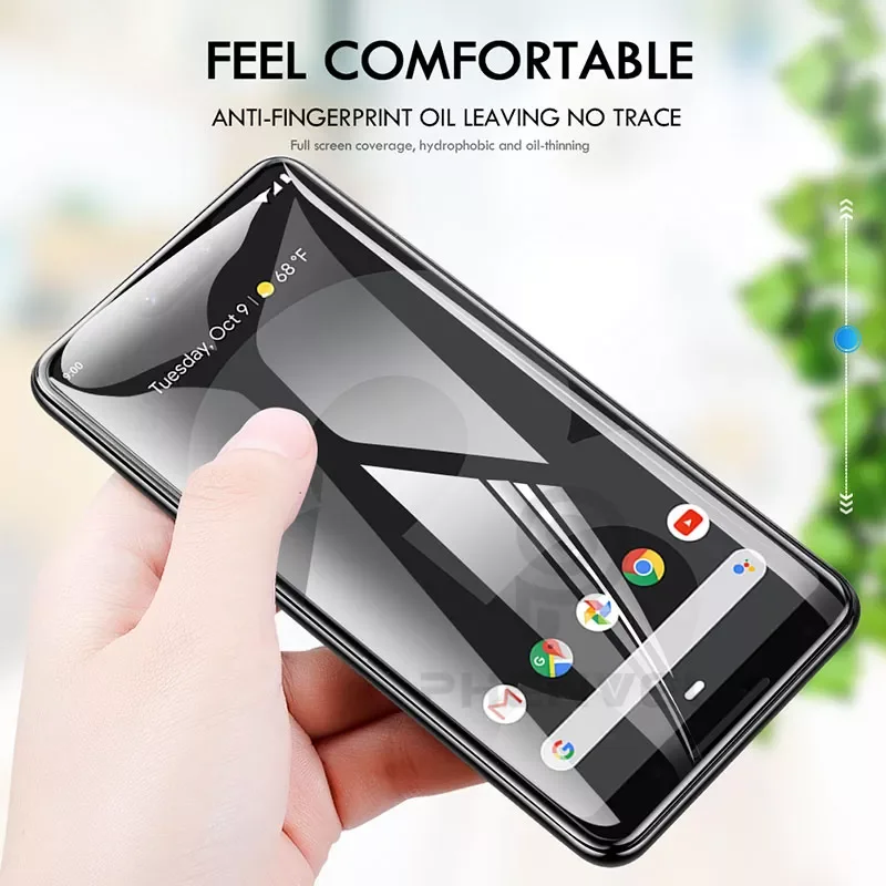 Screen Protector for Google Pixel 5A 3A 4 XL Oleophobic Tempered Glass film For Google 3 XL 4A 5 4XL Curved Protective glass