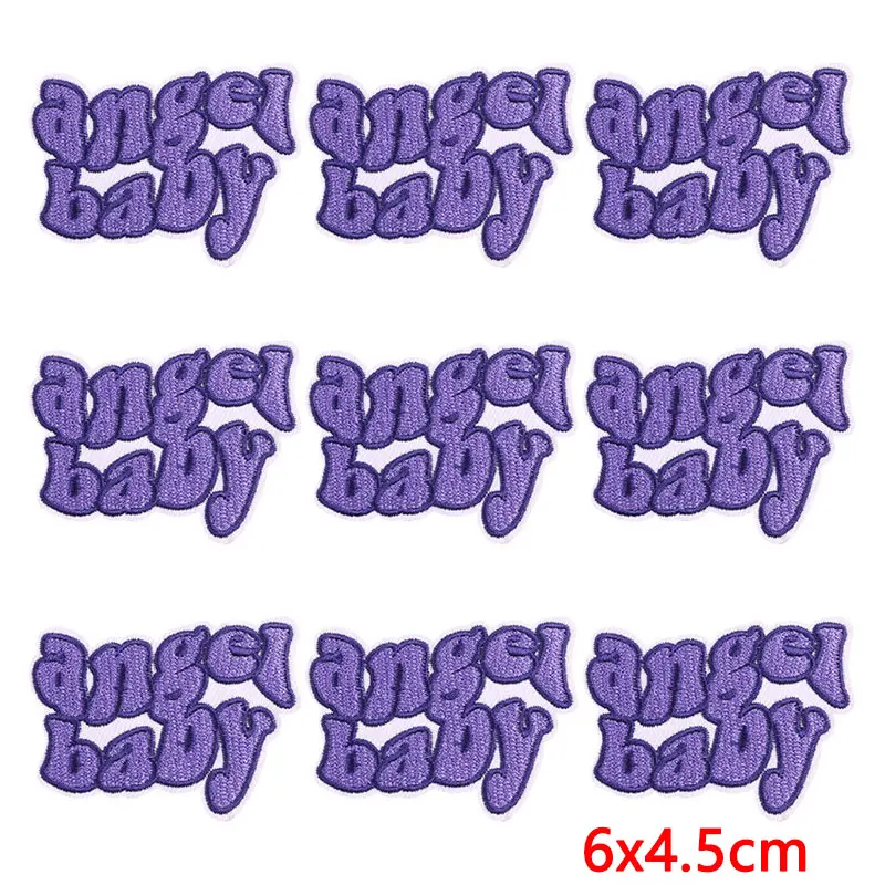 10 шт./партия нашивки для одежды с вышивкой