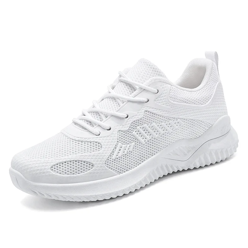 

Женские кроссовки для бега, дышащие кроссовки из сетчатого материала, удобные белые, повседневные, для прогулок, новинка 2023