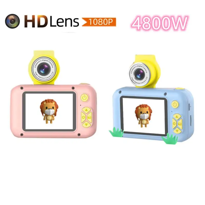 

Детская видеокамера, образовательные игрушки для детей, подарок, цифровая мини-камера 1080P, видеокамера с откидным экраном 2,4 дюйма