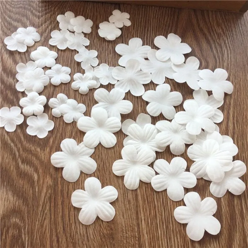 100 шт. 22 мм 35 3D тисненый цветок сливы для свадебной вечеринки украшение стола