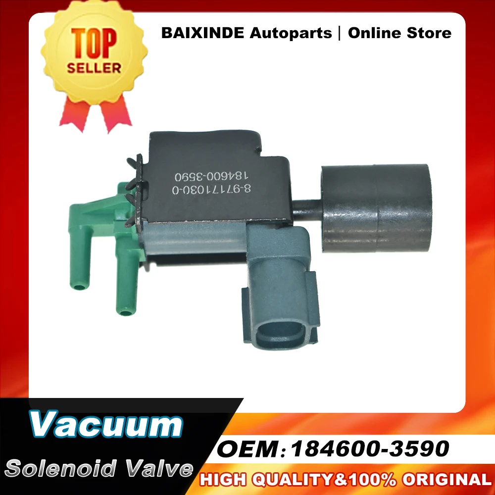 

OEM 184600-3590 1846003590 8-97171030-0 Boost Pressure Control Valve Vacuum Solenoid Valve Turbocharger For ISUZU 600P