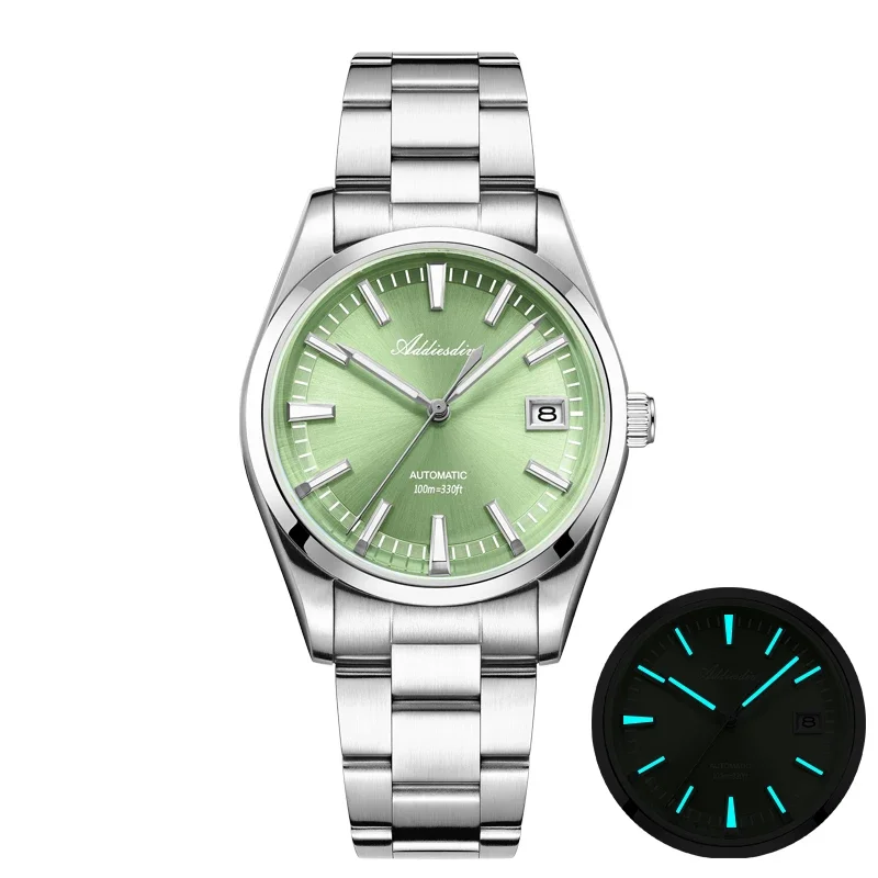 ADDIESDIVE Роскошные классические автоматические часы Водонепроницаемые