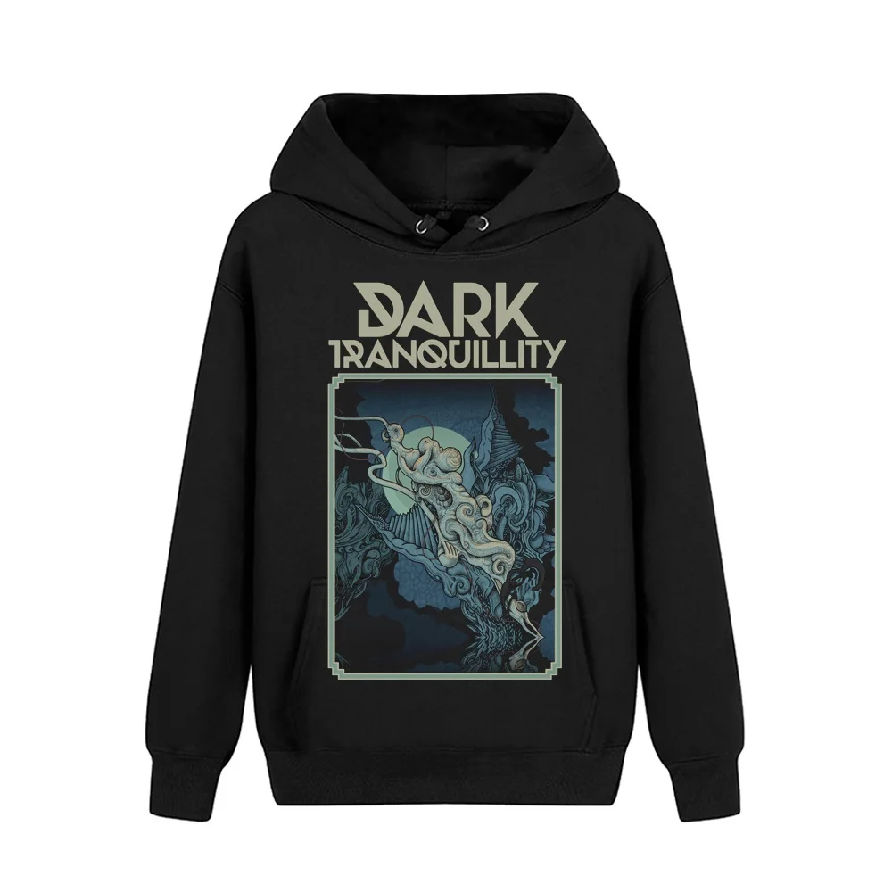 

2 Designs Dark Tranquillity Harajuku Pollover Sweatshirt Streetwear Soft Warm Heavy Metal Hoodies Punk Rocker Fleece