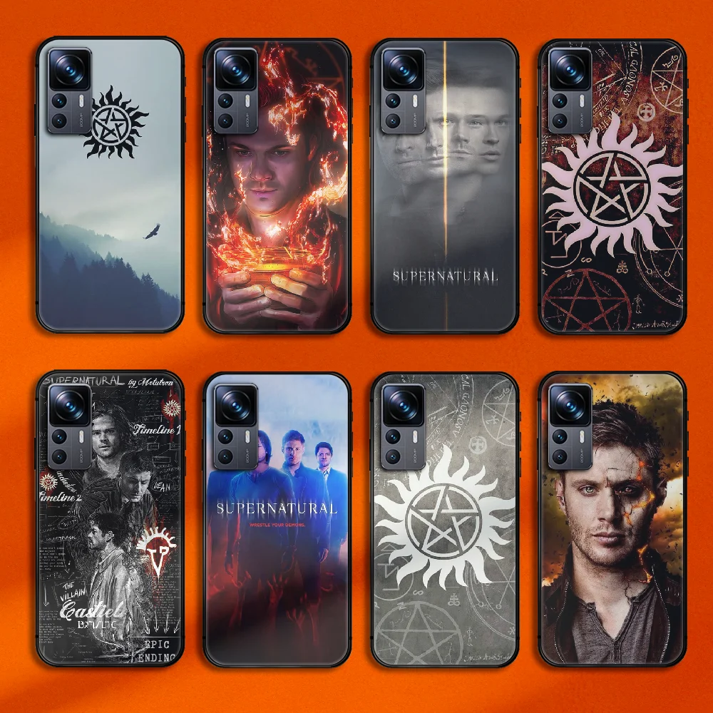 

Supernatural SPN Phone Case Cover For Xiaomi Mi 11 12 13 Poco X M F 3 4 5 S Gt Pro Lite Ultra TPU Soft Black