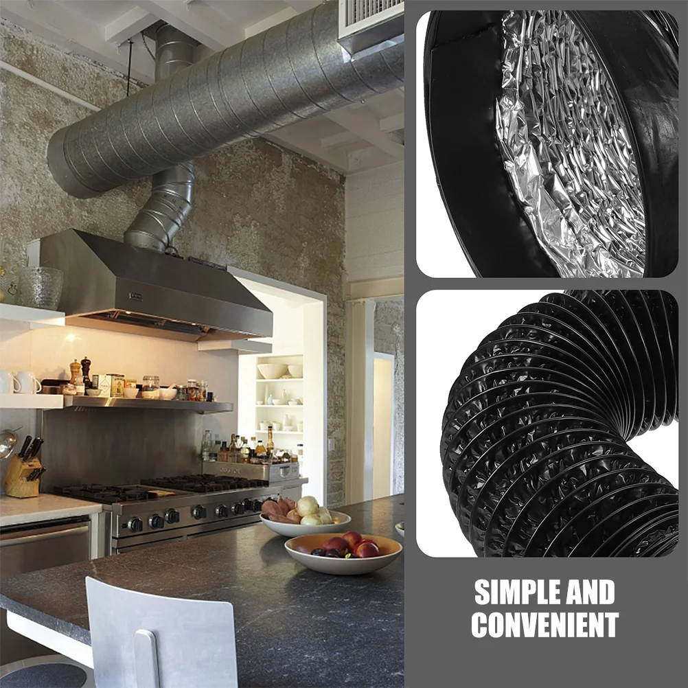 Гибкая алюминиевая труба портативный выхлопной шланг переменного тока