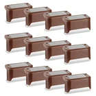 481216 шт. светодиодный солнечный светильник путь лестницы на открытом воздухе Водонепроницаемый настенный светильник сада Ландшафтный шаг лестничная площадка светильник s забор солнечный светильник