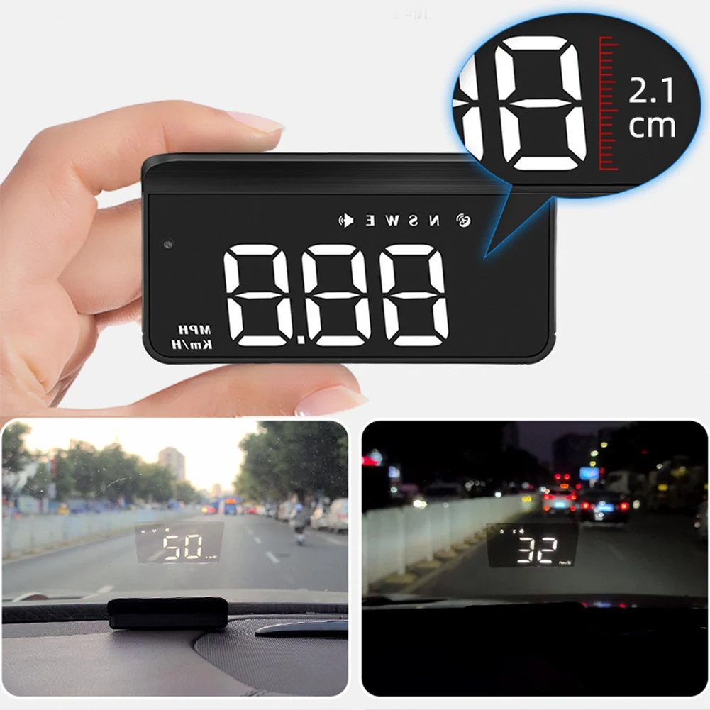 

Car Electronics HUD Head Up Display Reminder HD Windshield Projector Accessories