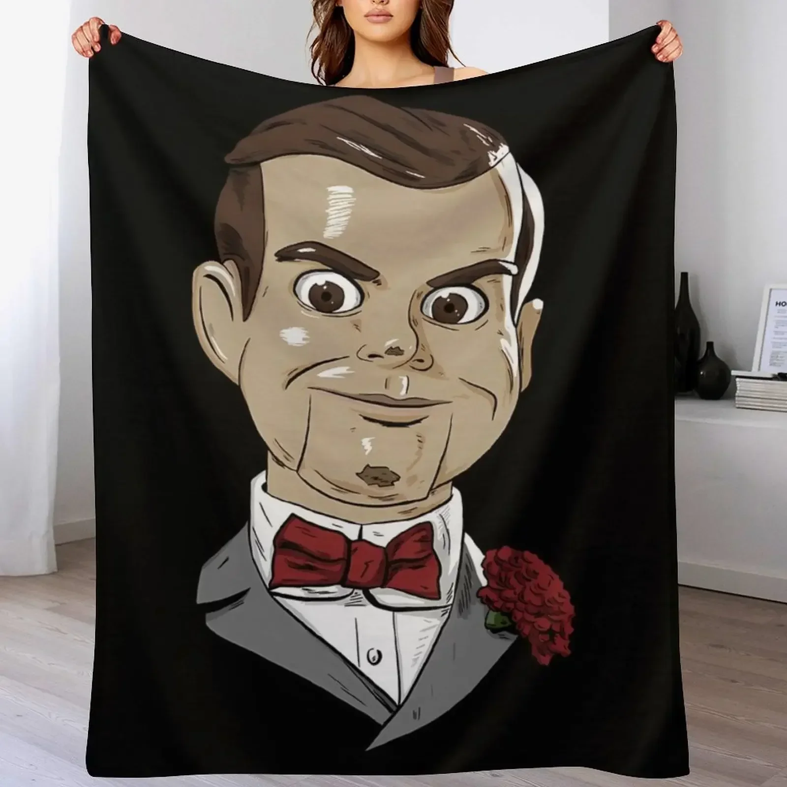 Одеяло Slappy the Dummy индивидуальный подарок милые декоративные одеяла для дивана